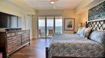 Oceanfront master bedroom with king bed